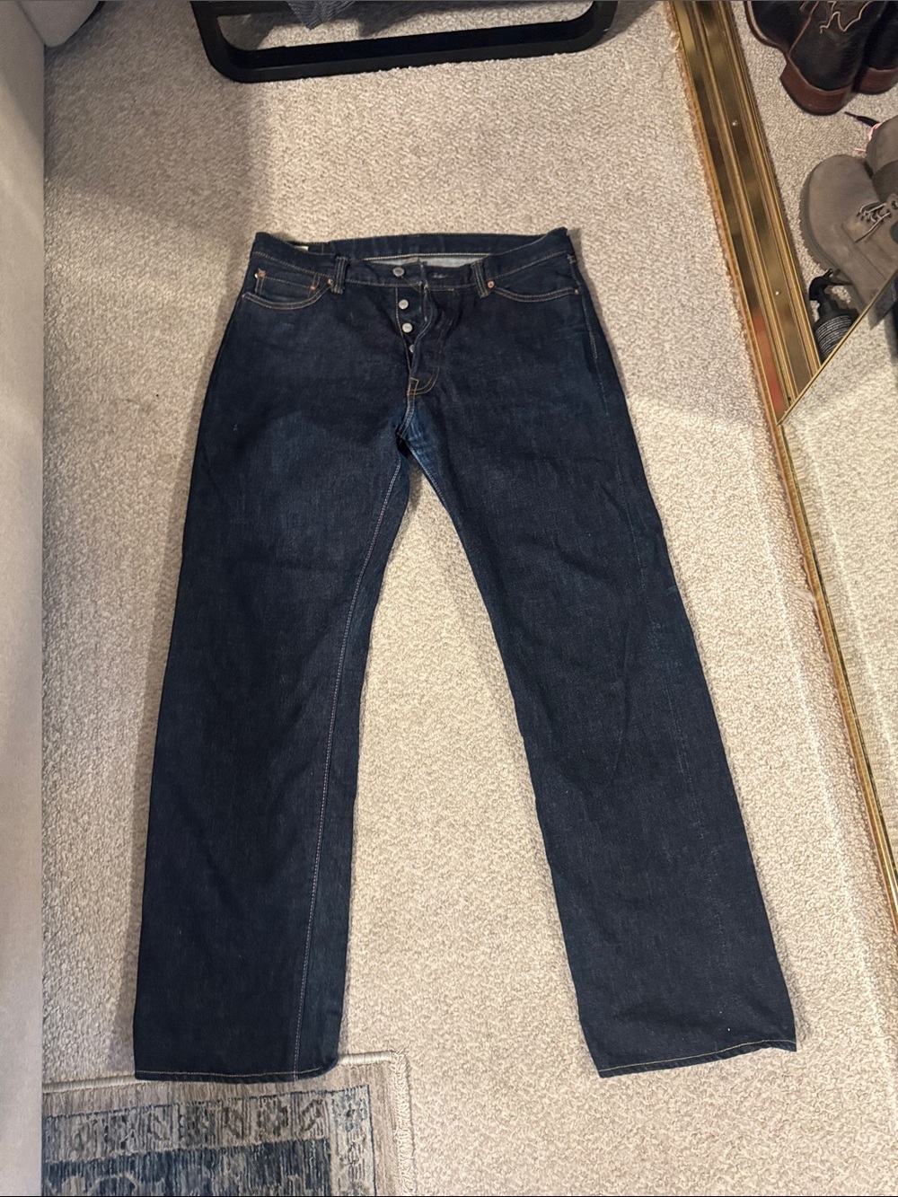 Momotaro classic Dark Indigo Straight-Leg Jeans